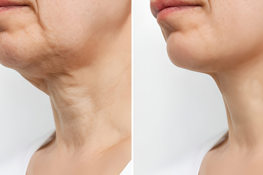 Bất kỳ ai cũng có thể thực hiện phương pháp căng da ở cổ để làm đẹp