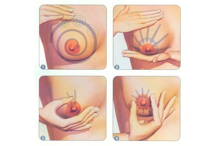 Massage đầu vú giúp cải thiện núm vú bị thụt, đầu ti bị ngắn