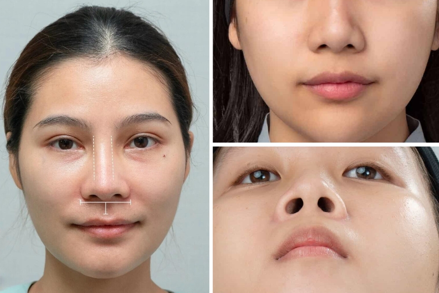 Người có đầu mũi to bè, thô kệch nên thu gọn đầu mũi