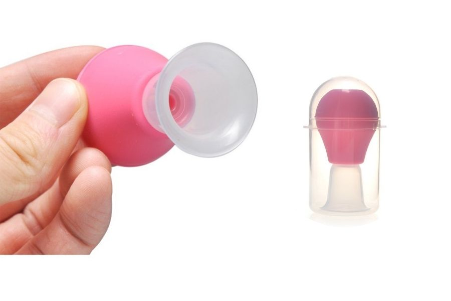 Cốc dẻo, dụng cụ hỗ trợ kéo đầu ti bị thụt