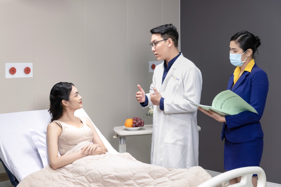 Dịch vụ hậu phẫu sau nâng ngực chuẩn 5 sao tại Bệnh viện thẩm mỹ Ngọc Dung