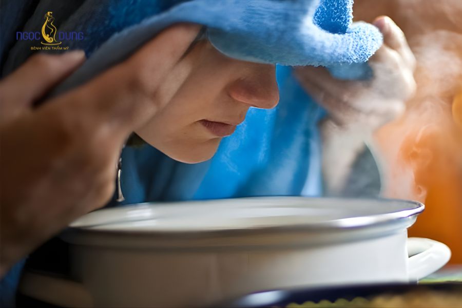 Tiêm botox gọn hàm - Kiến thức cần biết trước khi thực hiện 11 Không xông hơi, không rửa mặt bằng nước nóng trong 1 tuần đầu để tránh gây ảnh hưởng kết quả tiêm