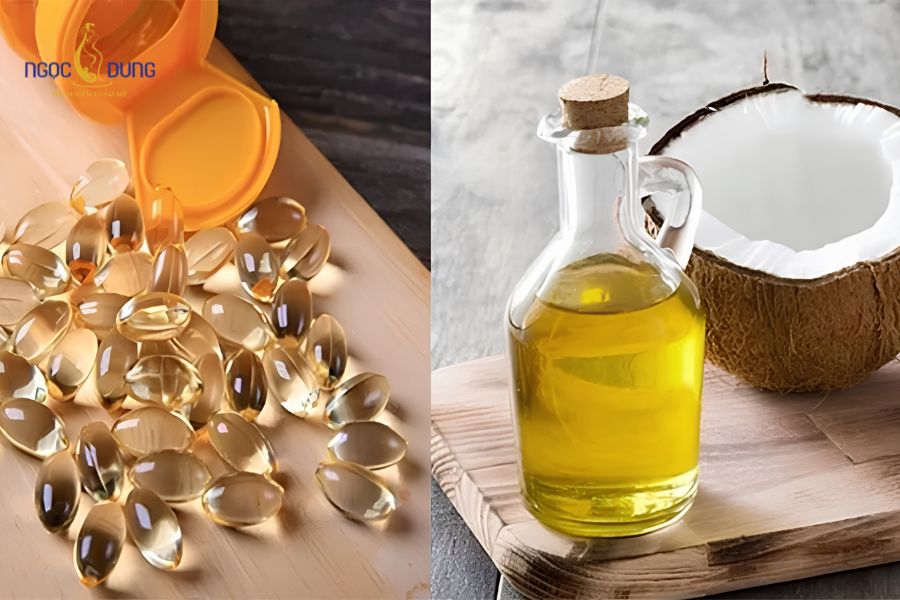 Cách trị thâm và xóa bọng mắt bằng dầu dừa hiệu quả 8 Hợp chất dầu dừa và Vitamin E là công thức chống lão hóa chuyên sâu, giúp tăng độ đàn hồi và ngăn ngừa vết chân chim quanh mắt