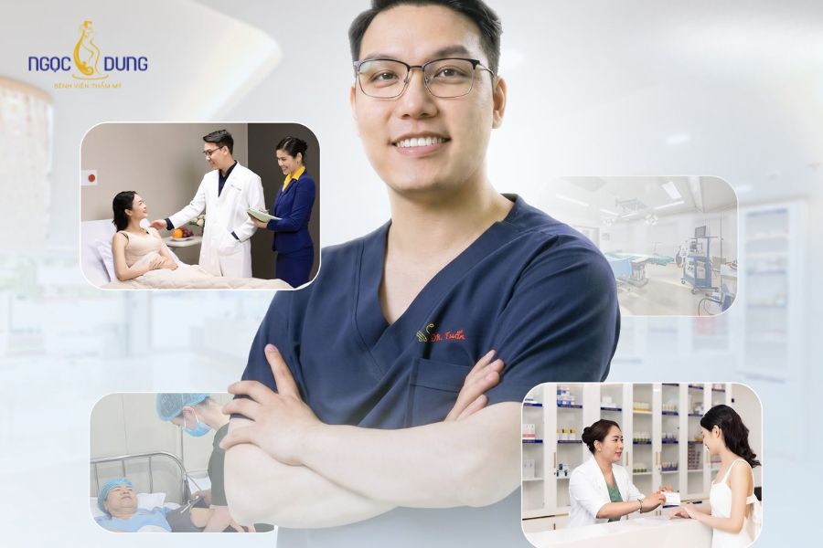 Hút mỡ bắp chân: Giải pháp gọn an toàn tại Ngọc Dung 16 Không gian bệnh viện khang trang, phòng phẫu thuật đạt tiêu chuẩn vô trùng khắt khe tại Ngọc Dung