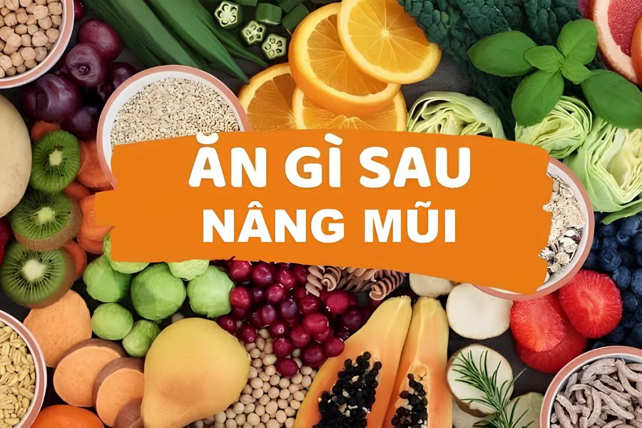 Nâng mũi thường là gì? Ưu nhược điểm và các so sánh 12 Nên bổ sung các loại rau xanh và trái cây tươi, cung cấp vitamin C hỗ trợ làm lành vết thương