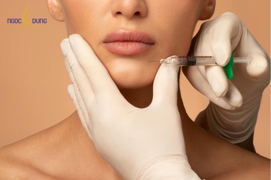 Điêu khắc đường line mặt: Sở hữu gương mặt V-Line đẹp 9 Tiêm chất làm đầy HA tạo độ nhô và định hình dáng cằm