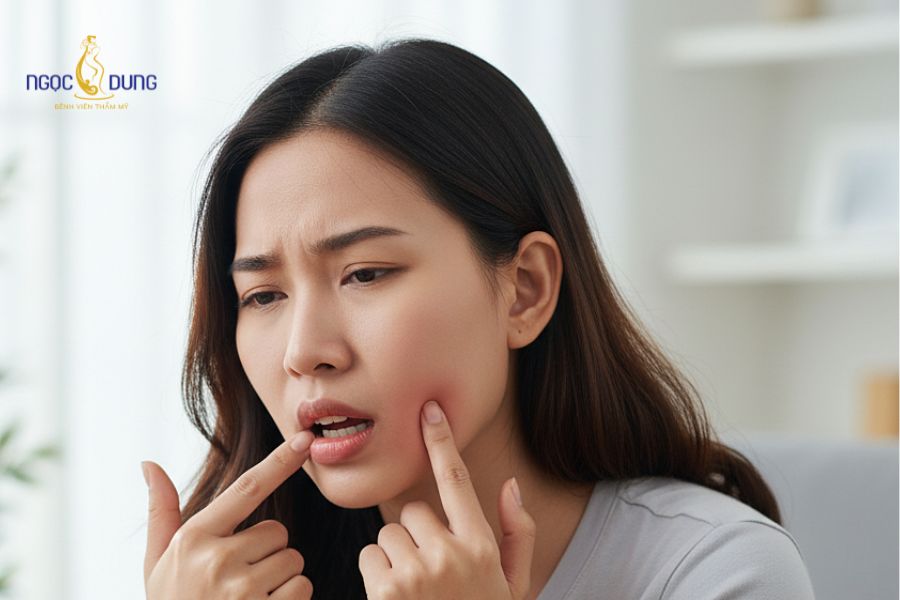 Tiêm filler bị cứng bao lâu? Thời gian mềm tự nhiên 12 Cần chủ động gặp bác sĩ xử lý kịp thời khi nhận thấy các biểu hiện sưng bầm hoặc chèn ép mạch