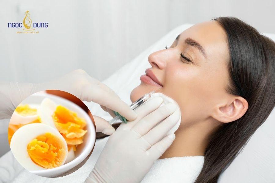 Tiêm filler có được ăn trứng không? Giải đáp chi tiết 10 Người vừa tiêm filler nên tạm thời kiêng ăn trứng trong giai đoạn đầu để hạn chế nguy cơ sưng viêm tại vùng da vừa can thiệp