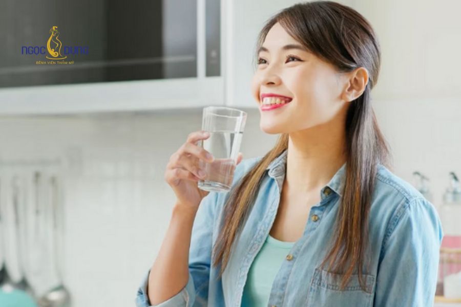 Tiêm filler môi bao lâu thì tan? Cách chăm sóc an toàn 11 Uống đủ nước và kiêng rượu bia, chất kích thích giúp kéo dài độ ẩm và tuổi thọ chất làm đầy