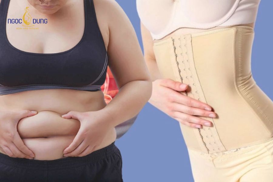 Hút mỡ phải nịt bụng bao lâu? Hướng dẫn chi tiết nhất 9 Đeo gen định hình nén ép khoang mô giúp vùng da bụng phẳng mịn và co hồi bám cơ
